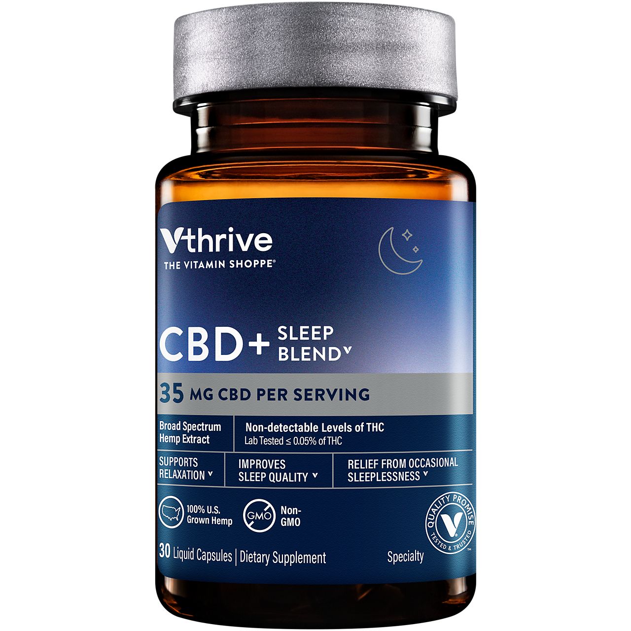 CBD Broad Spectrum Hemp Extract + Sleep Blend With GABA & Melatonin ...