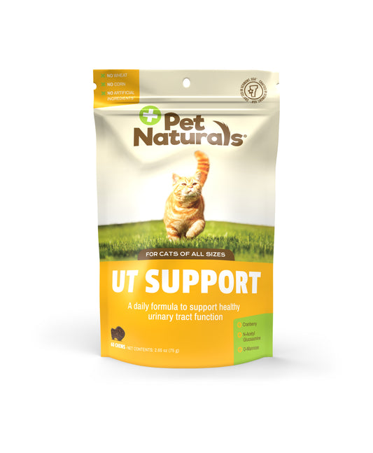 Pet Naturals UT Support Urinary Tract Supplement for Cats, 60 Chews