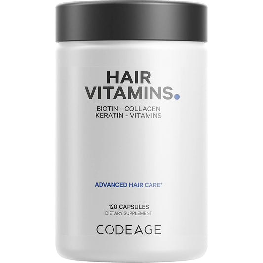 Codeage Hair Vitamins 10000 mcg - 120 Capsules