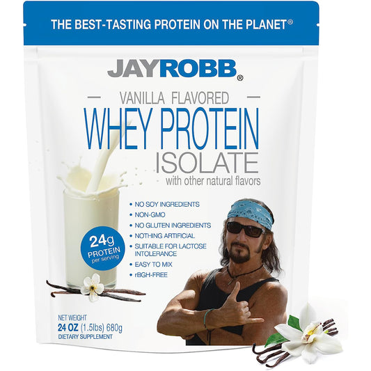 Jay Robb Whey Protein Isolate - Vanila 80oz.
