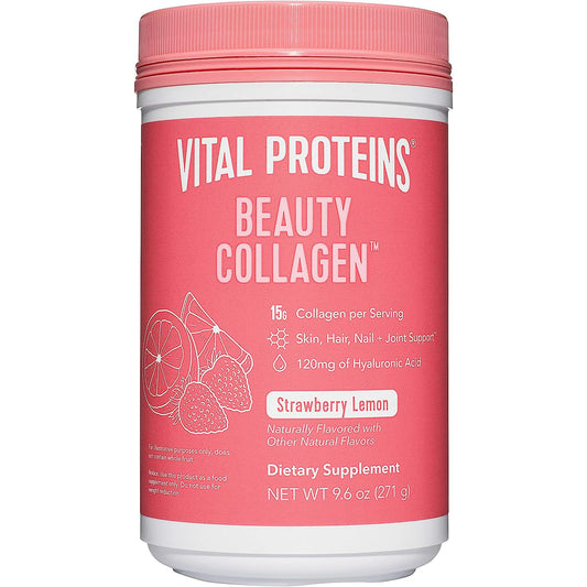 Vital Proteins Beauty Collagen Peptides Powder - Strawberry Lemon - 9.6oz Canister
