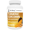 Dr. Berg (Only 2 Per Day) Turmeric Supplement with Black Pepper - 1350mg Turmeric Capsules with 95% Curcuminoids - Turmeric Curcumin with Bioperine - 60 Capsules