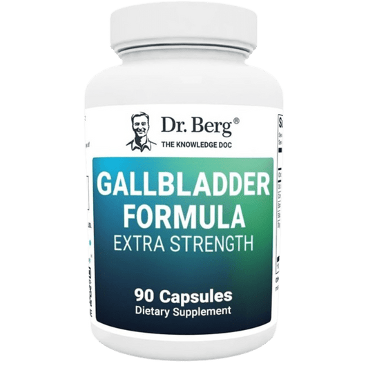 Dr. Berg Gallbladder Formula Extra Strength - Made w/Purified Bile Salts & Ox Bile Digestive Enzymes - Includes Carefully Selected Digestive Herbs - Full 45 Day Supply - 90 Capsules
