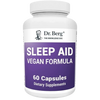 Dr. Berg Sleep Aid Vegan Formula – Natural Rest Support - Fatigue and Stress Support Capsule Helps Calm Body and Mind – Best Non Habit Forming Supplements - 60 Capsules