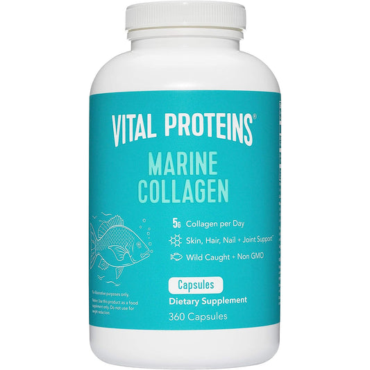 Vital Proteins Marine Collagen Peptides Capsule Supplement (360 Capsules)