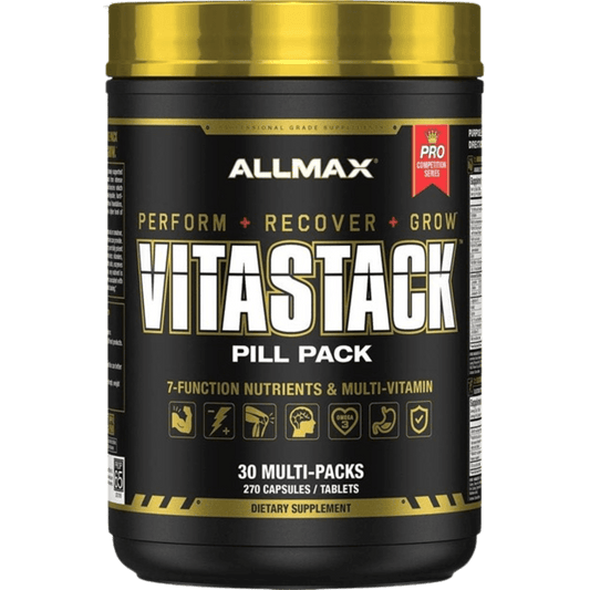 ALLMAX VITASTACK - 30 Multi-Packs - Convenient Multivitamin, Mineral & Nutrient Tablets