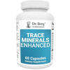 Dr. Berg Trace Minerals Enhanced Complex - Complete with 70+ Nutrient-Dense Health Minerals - Made w/Natural Ingredients - Dietary Supplements - 60 Capsules