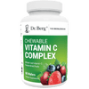 Dr. Berg's Vitamin C Complex Whole Food (60 Chewable) 100% Natural Vitamin C from Just 4 Berries, Non-GMO
