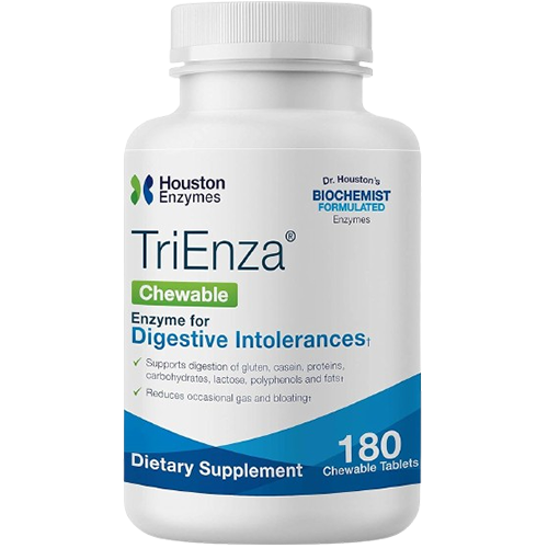 Houston Enzymes – TriEnza – 180 Chewable Tabs