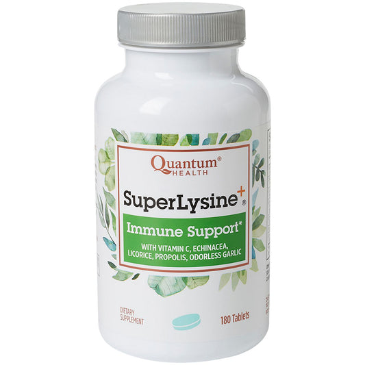 Super Lysine Plus with Vitamin C & Echinacea - Supports Immune System (180 Tablets)