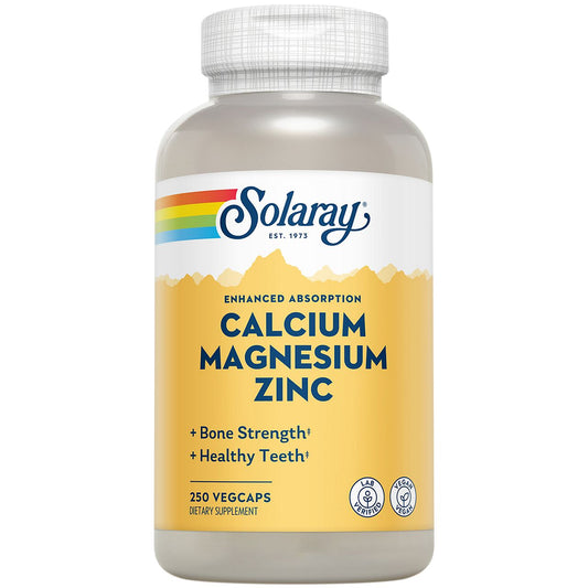 Calcium Magnesium Zinc - Full Range Amino Acid Chelates (250 Capsules)