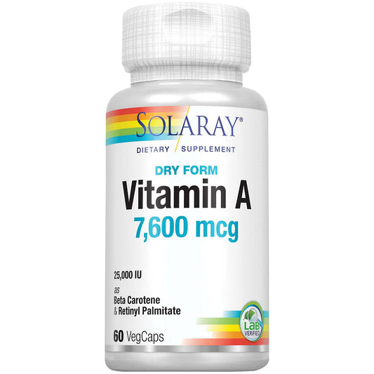 Vitamin A Dry - 15,000 IU Beta Carotene (60 Capsules)