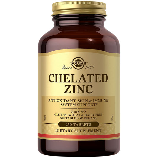 Chelated Zinc (250 Tablets)