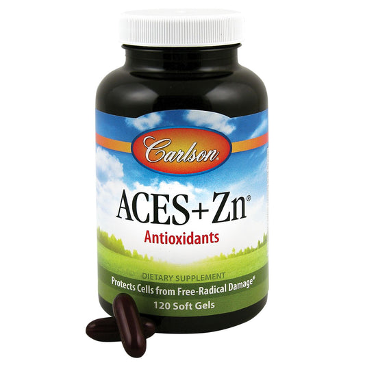 ACES + Zn Antioxidants - Vitamins A, C, E Plus Selenium & Zinc (120 Softgels)