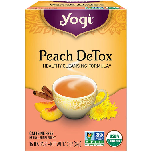 Peach DeTox Tea (16 Tea Bags)