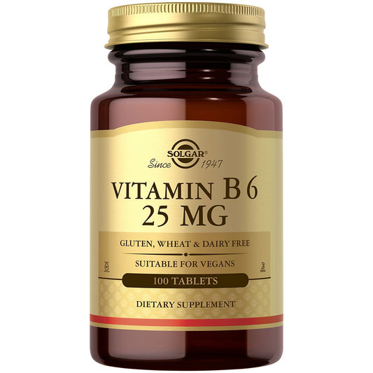 Vitamin B6 - 25 MG (100 Tablets)