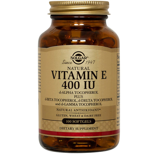 Natural Vitamin E - 400 IU (100 Softgels)