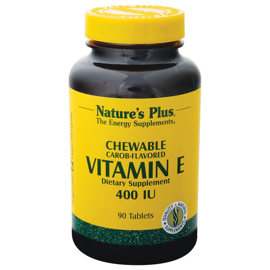Vitamin E - 400 IU - Carob (90 Chewable Tablets)