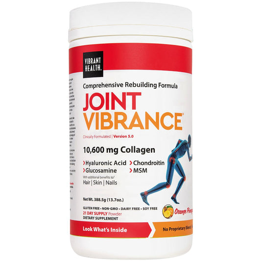 Joint Vibrance with Collagen & Glucosamine Chondroitin MSM Powder - Orange Pineapple (21 Servings)