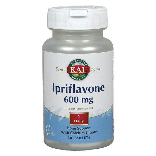 Ipriflavone - Bone Support with Calcium Citrate - 600 MG (30 Tablets)