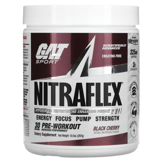 Nitraflex High - Intensity Pre-Workout - Black Cherry (30 Servings)
