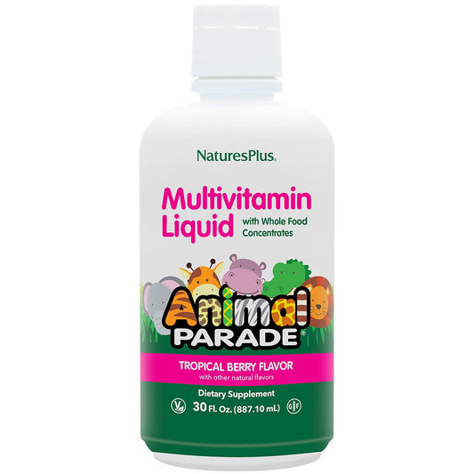 Animal Parade Liquid Multivitamin for Kid's - Tropical Berry (30 Fluid Ounces)