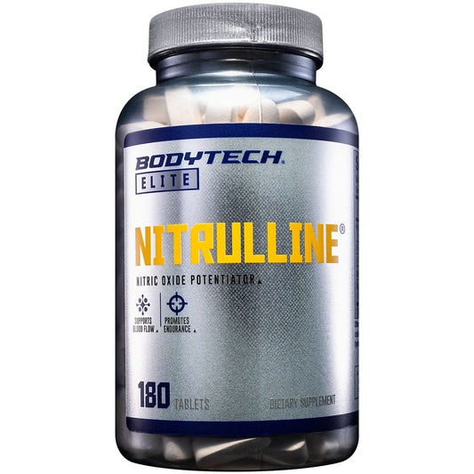 Nitrulline Nitric Oxide Potentiator - Enhances Blood Flow to Energize Working Muscles (180 Tablets)