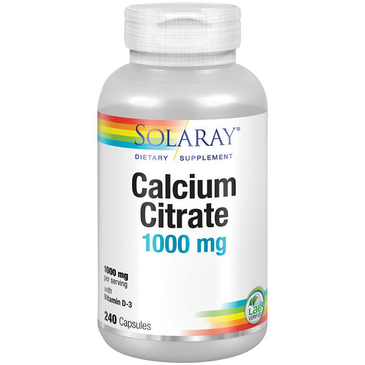 Calcium Citrate + Vitamin D with Superior Absorption - 1,000 MG (240 Capsules)