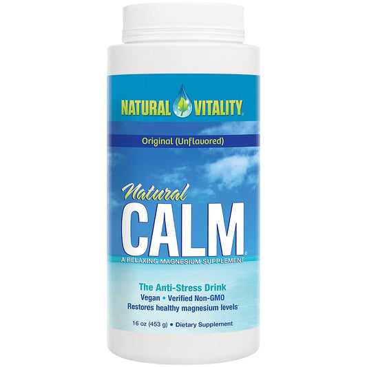Natural Calm Magnesium Powder - Unflavored (113 Servings)