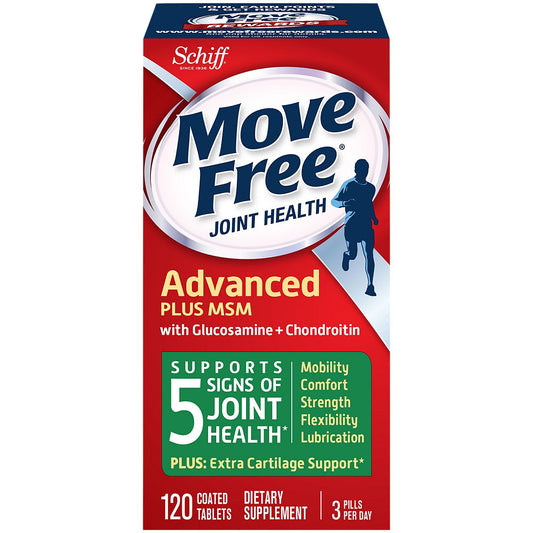 Move Free Advanced - 1,500 MG of Glucosamine & MSM (120 Tablets)
