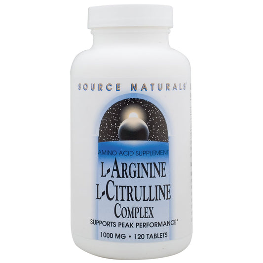 L-Arginine L-Citrulline Complex - 1,000MG - Amino Acid Supplement (120 Tablets)