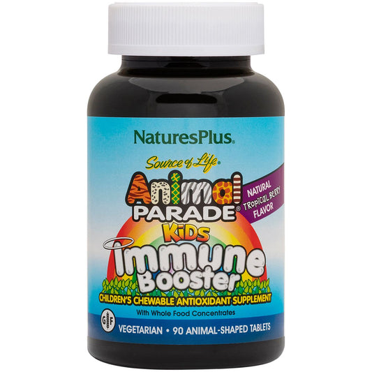 Animal Parade Immune Booster for Kid's - Tropical Berry (90 Chewable Tablets)