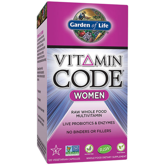 Vitamin Code Women – Raw Whole Food Multivitamin (120 Vegetarian Capsules)