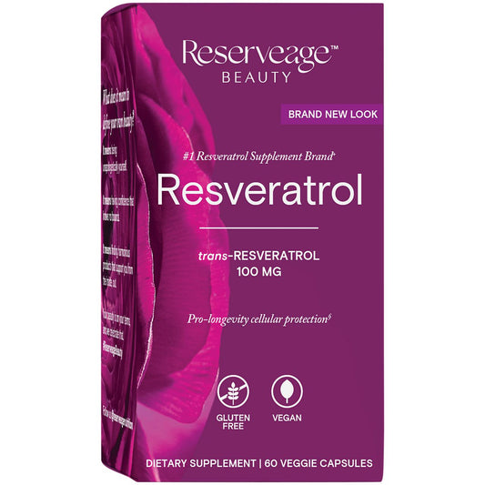 Resveratrol with Active Trans-Resveratrol - 100 MG (60 Vegetarian Capsules)
