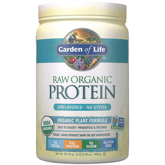 Raw Organic Plant Protein - Unflavored (20 oz. / 20 Servings)
