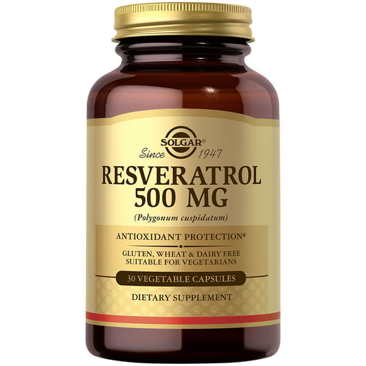 Resveratrol - Antioxidant - 500 MG (30 Vegetarian Capsules)
