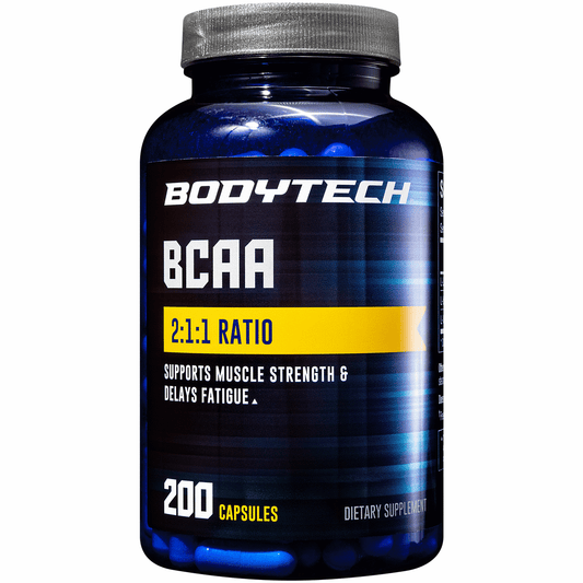 BodyTech BCAA - 2:1:1 Ratio (200 Capsules)