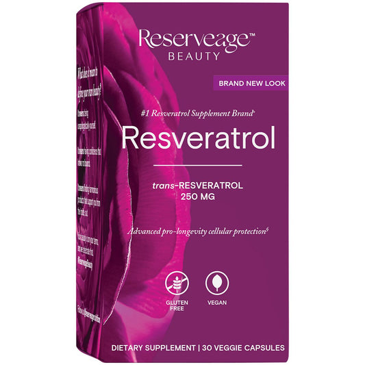 Resveratrol with Active Trans-Resveratrol - 250 MG (30 Vegetarian Capsules)