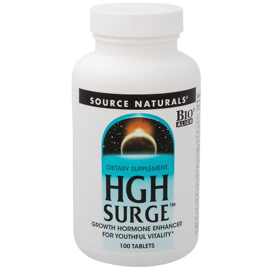 HGH Surge - Growth Hormone Enhancer for Youthful Vitality (100 Tablets)