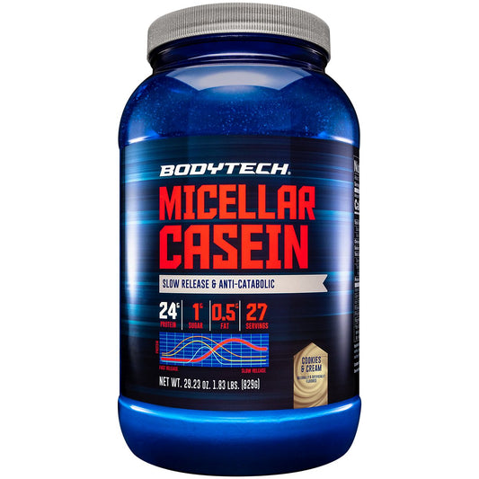 Micellar Casein Protein Powder - Slow Release & Anti-Catabolic - Cookies & Cream (1.83 lbs./27 Servings)