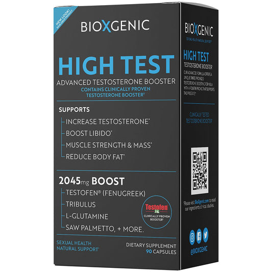 High Test Testosterone Booster with Testofen (90 Capsules)