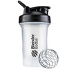 Classic V2 Shaker Bottle with Wire Whisk BlenderBall Clear - Black (20 fl oz.)