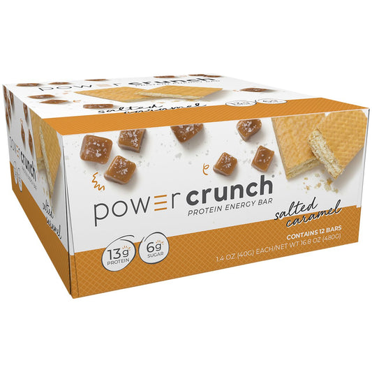 Power Crunch Protein Energy Bar Original - Salted Caramel (12 Bars)