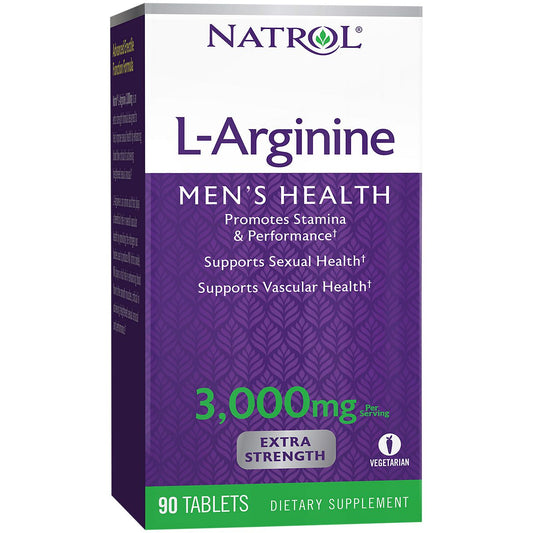 L-Arginine Amino Acid - 3,000 MG (90 Tablets)