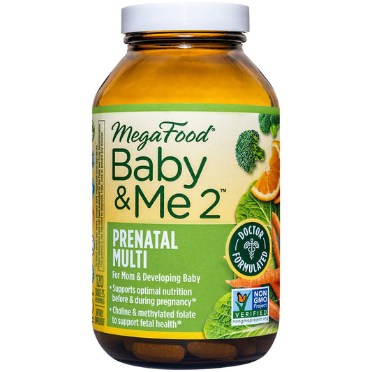 Baby & Me 2 Prenatal Multivitamin - Prenatal & Postnatal Support (120 Tablets)