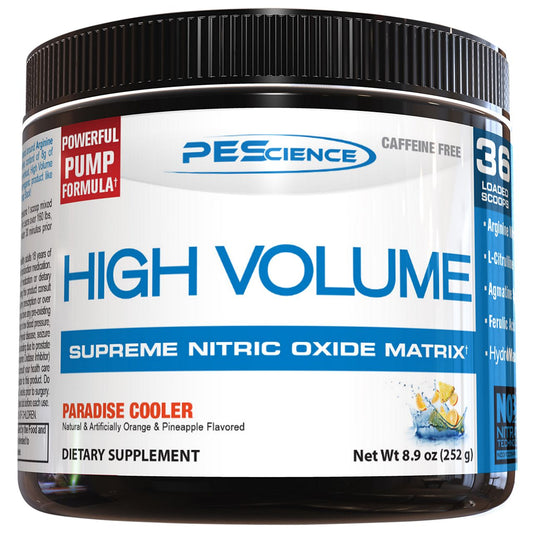 High Volume Supreme Nitric Oxide Matrix Caffeine-Free Pre-Workout - Paradise Cooler (8.9 oz / 18 Servings)
