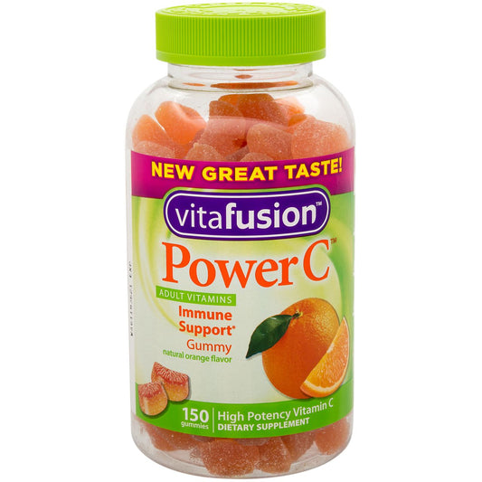 Power C Vitamin C Gummy - Immune Support - Orange (150 Gummies)