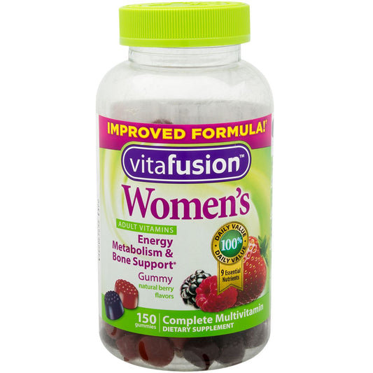 Women's Multivitamin Gummy - Energy Metabolism & Bone Support - Berry (150 Gummies)