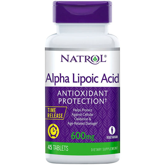 Alpha Lipoic Acid Time Release Antioxidant - 600 MG (45 Tablets)