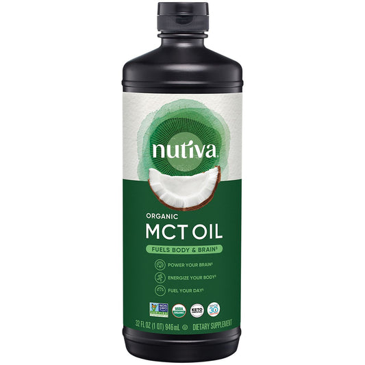 Organic MCT Oil from Coconut - Unflavored (32 Fluid Ounces)